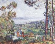 Henry Lebasques View of Sanit-Tropez oil painting artist